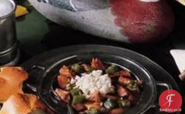 Gumbo di anatra e salsiccia