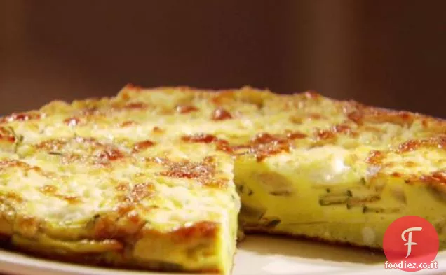 Frittata di zucchine e Formaggio di Capra
