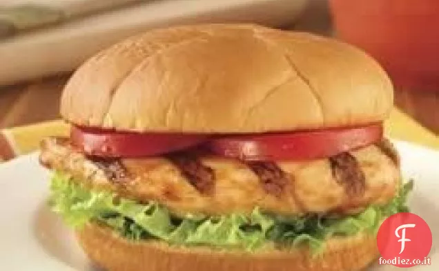 Dolce panino al pollo alla griglia