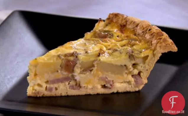 Quiche di prosciutto e formaggio