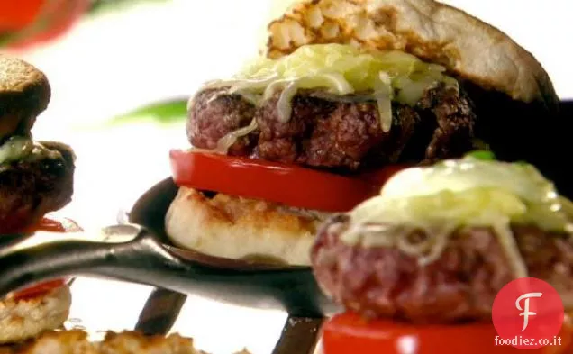 Perfetto hamburger di basilico estivo