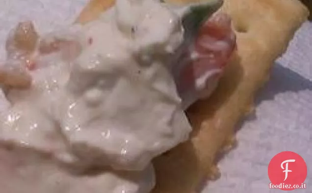 Delizioso tuffo di gamberetti