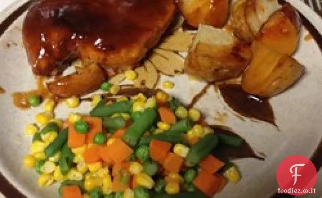 Fornello lento barbecue pollo