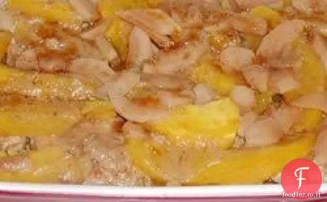 Zucca e braciole di maiale