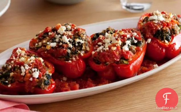 Peperoni ripieni alla greca