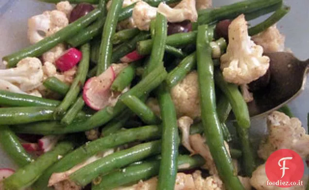 Insalata di cavolfiori e fagiolini