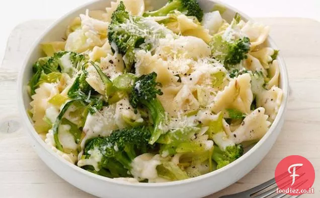 Papillon con Broccoli e Patate