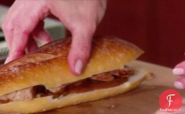 Panini al filetto di maiale con senape al miele