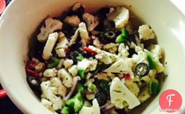 Insalata di cavolfiore e piselli di Ginny