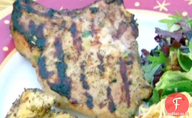 Braciole di maiale alla griglia