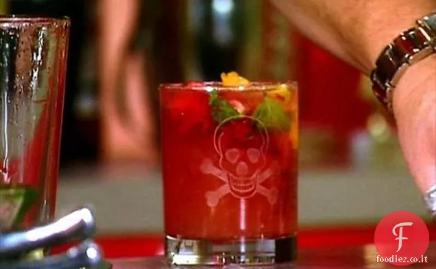 Raffreddatore di fragole e tequila