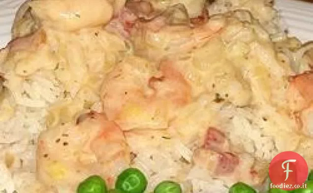 Gamberetti e sugo