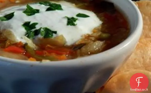 Zuppa di cavolo rapa bavarese