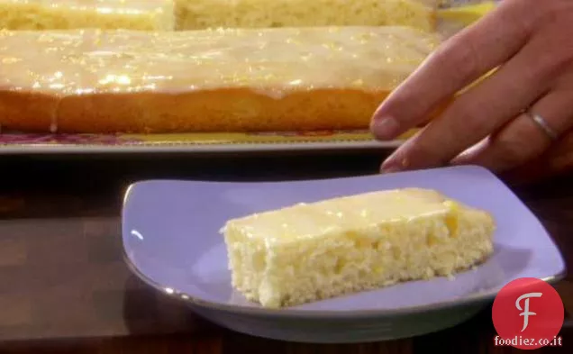Torta al tè al limone