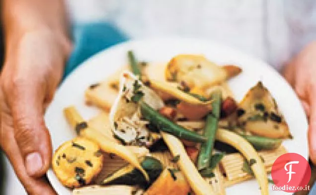 Pasta Con Zucche Estive, Erbe e Miele