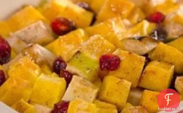 Becel ® Holiday Butternut Squash con Mela e mirtilli rossi