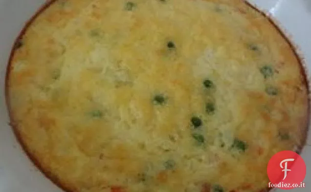 Quiche senza crosta di base di Frugal Gourmet