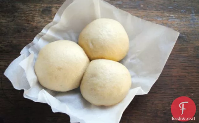 Panini al vapore con pasta di fagioli rossi