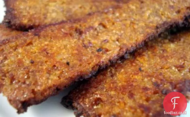 Pancetta senza soia vegana fatta in casa