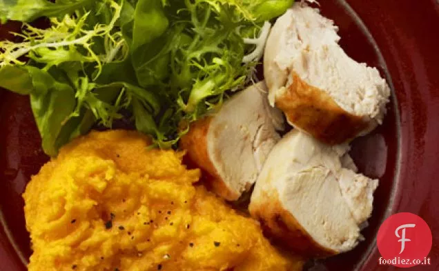 Purè di zucca arrosto e aglio