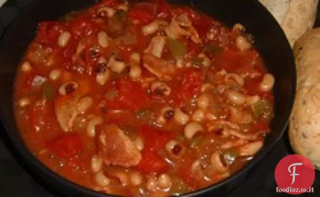Zuppa di piselli dagli occhi neri
