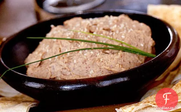 Hummus di piselli dagli occhi neri