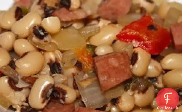 Fornello lento Piselli piccanti dagli occhi neri