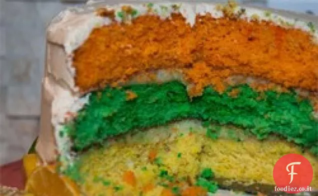 Torta di agrumi arcobaleno