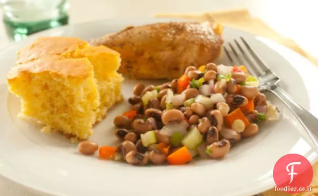 Caviale di piselli dagli occhi neri del Texas