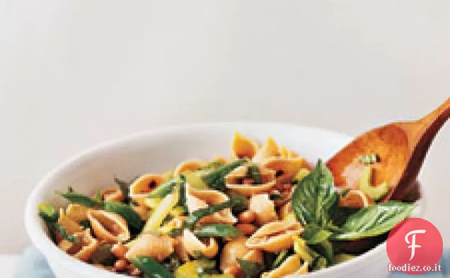 Insalata di pasta a due fagioli