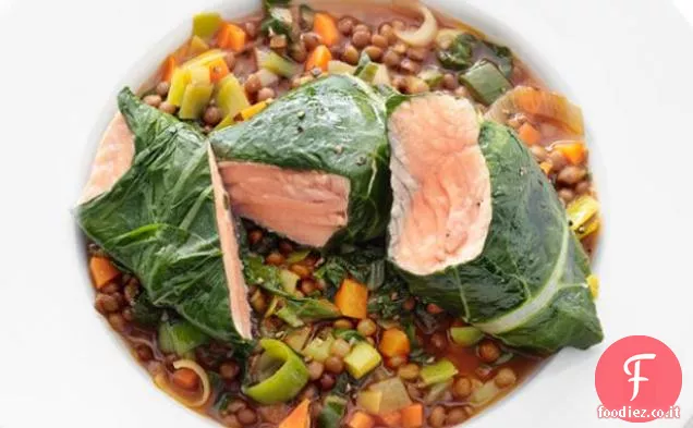 Salmone con Lenticchie