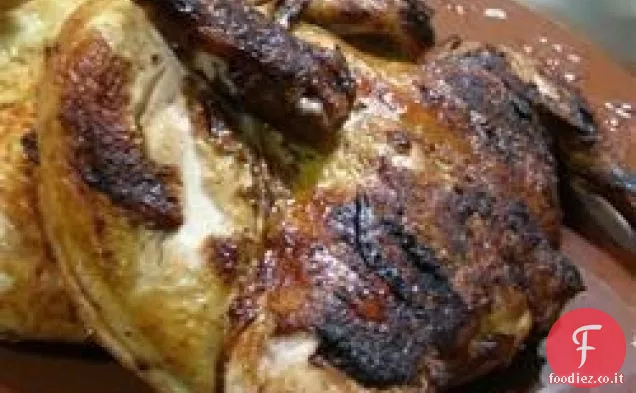 Pollo alla birra alla griglia