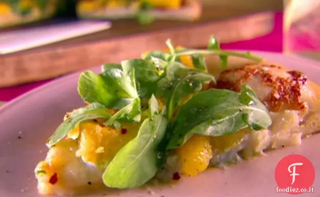 Zucca di Ghianda arrosto e Pizza al Gorgonzola