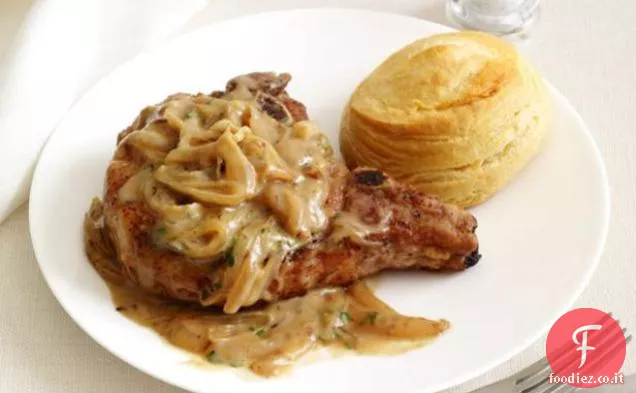 Braciole di maiale soffocato