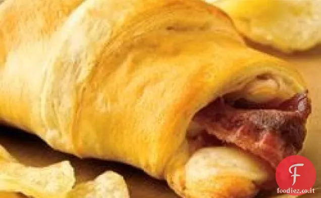 Panini con tacchino, pancetta e formaggio