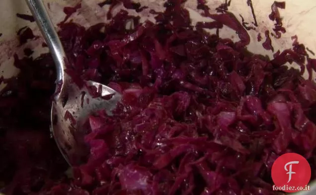 Cavolo rosso brasato di sidro