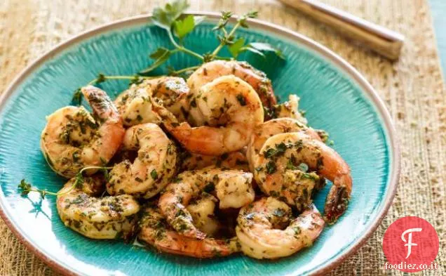 Scampi di gamberi alla griglia