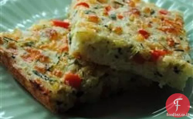 Zuquiche-Quiche di zucchine senza crosta