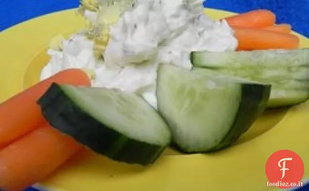 Dip di verdure di narciso