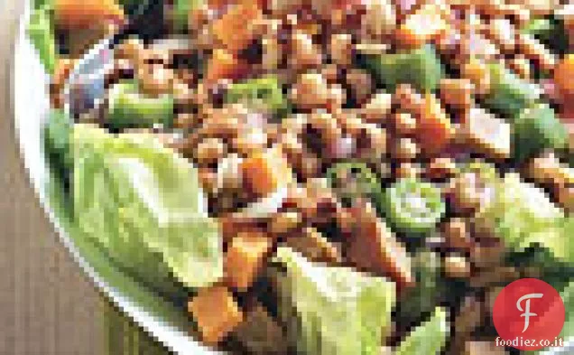 Hoppin ' John Insalata con melassa spogliatoio