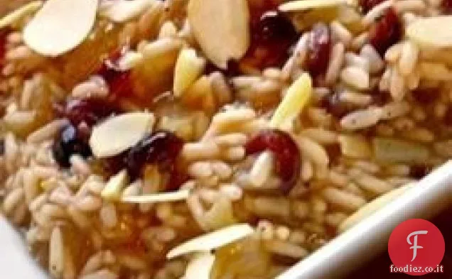 Pilaf di riso di mirtilli e mandorle