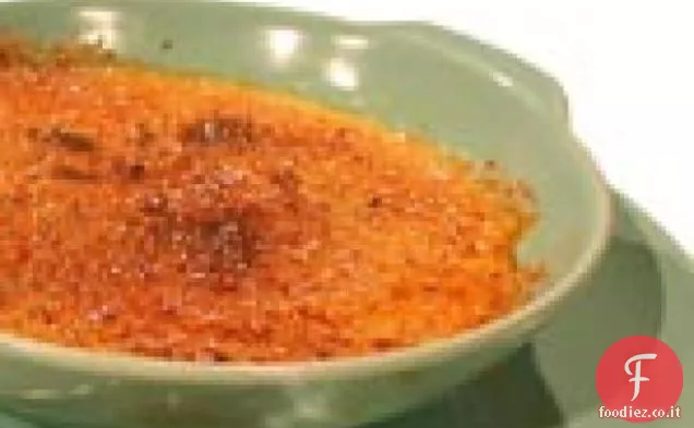 Cioccolato cosparso Creme Brulee