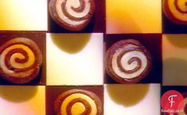 Biscotti al cioccolato a spirale