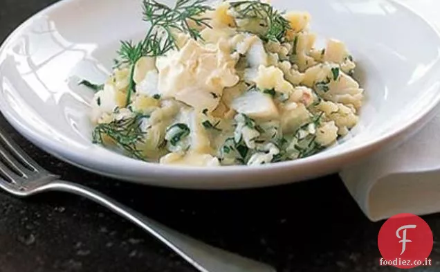 Risotto di eglefino e aneto affumicato