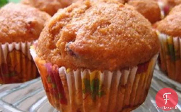 Muffin di zucca integrale-Salsa di mele