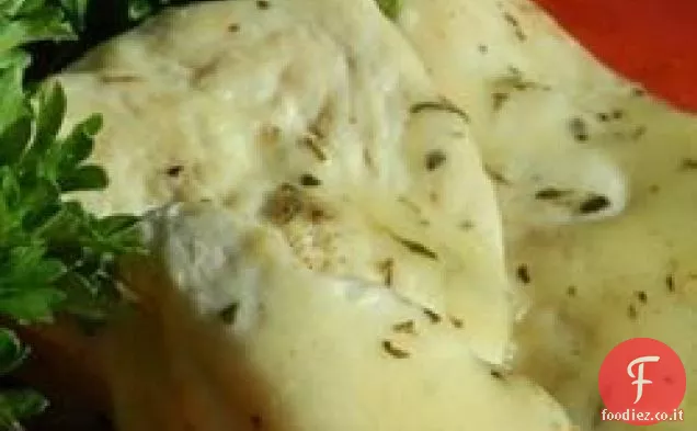 Salsa di pollo in padella