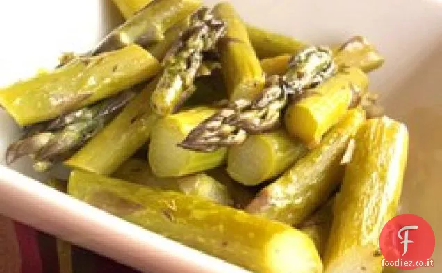 Asparagi arrostiti e Aglio