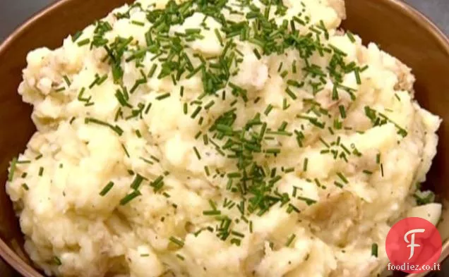 Il famoso purè di patate all'aglio e al rosmarino di Johnny Garlic
