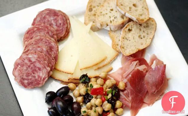 Piatto di Tapas con Ceci marinati