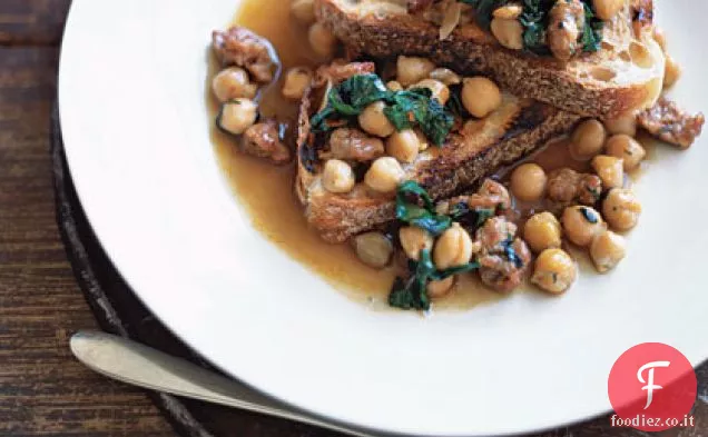 Stufato di ceci e salsiccia